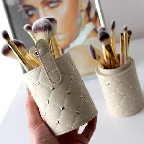 FawaQa Couture 12 Piece Brush Set - Branded Cosmetics - Studded Box