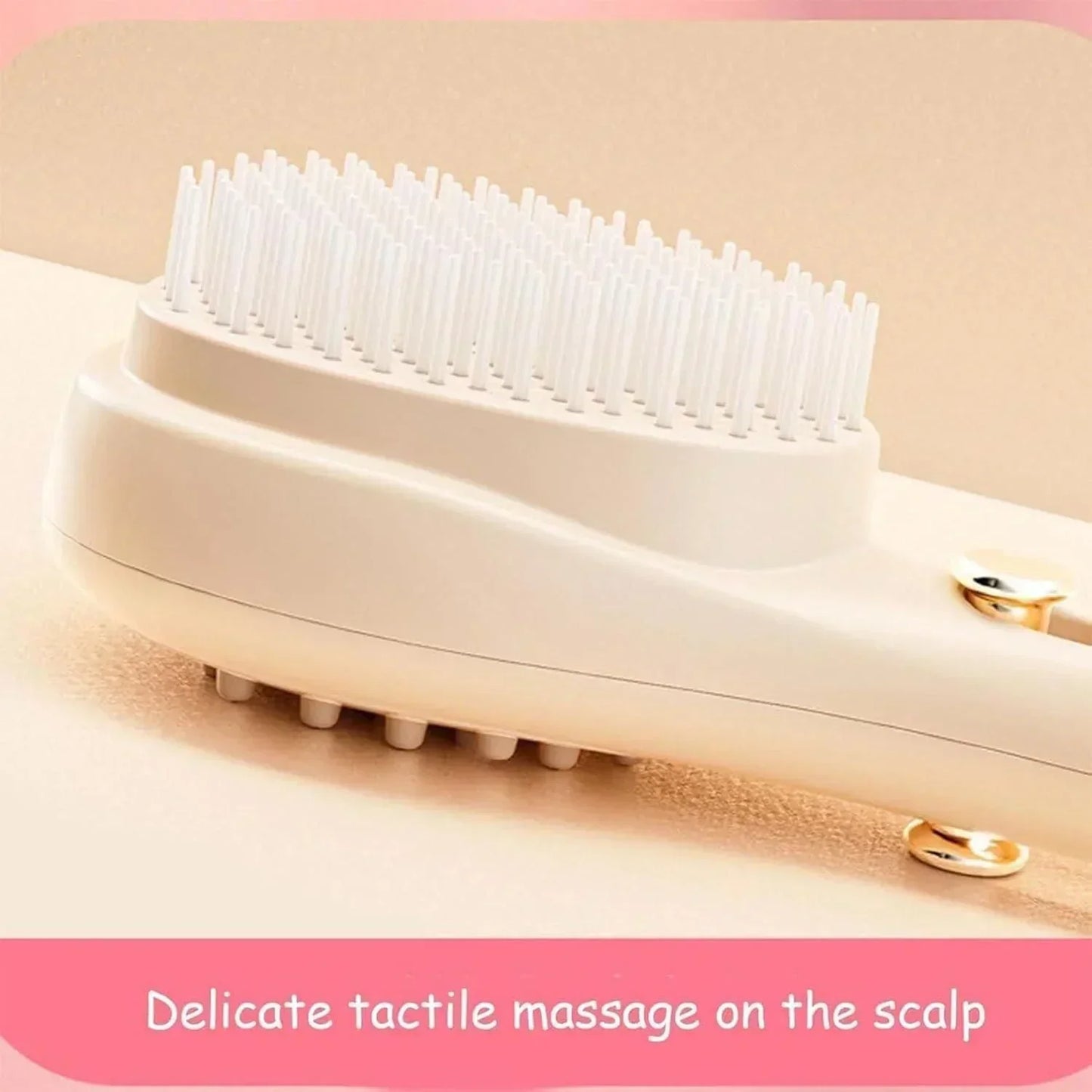FawaQa | Retractable Magic Hair Brush with Self-Cleaning Bristles