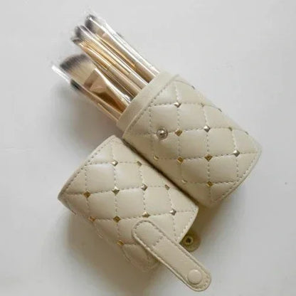 FawaQa Couture 12 Piece Brush Set - Branded Cosmetics - Studded Box