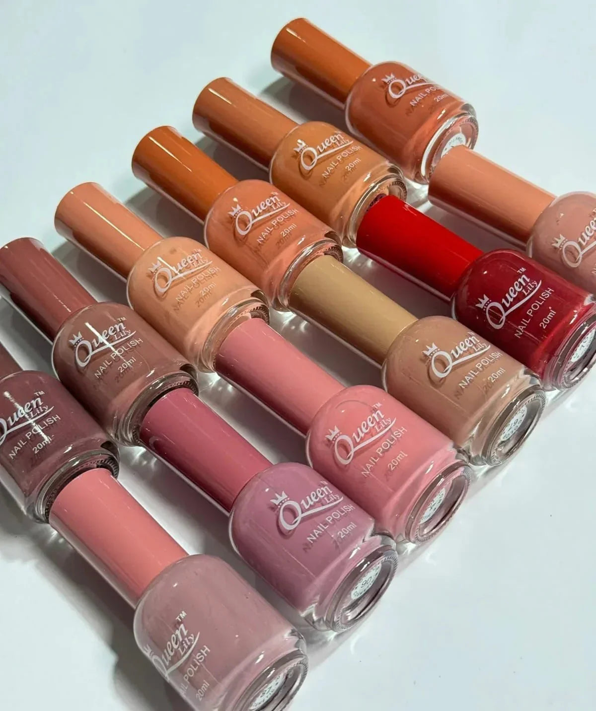FawaQa | Queen Lily Nail Polish 12 Pcs Set - 20ml Each